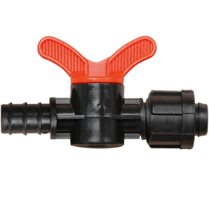 Vidalı Yuvarlak Boru Mini Vanası - Ebat : 16x16 mm